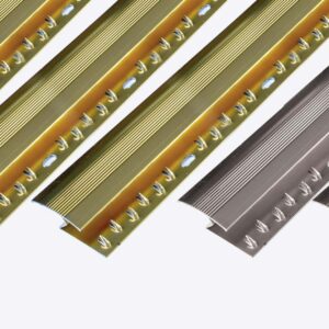 "14mm Z Section" a larger version of our Standard 9mm Z Section designed for thicker wood and carpet. Available in Silver and Gold.