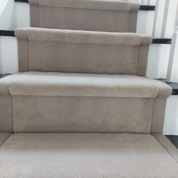 Windsor Velvet Taupe Stairs